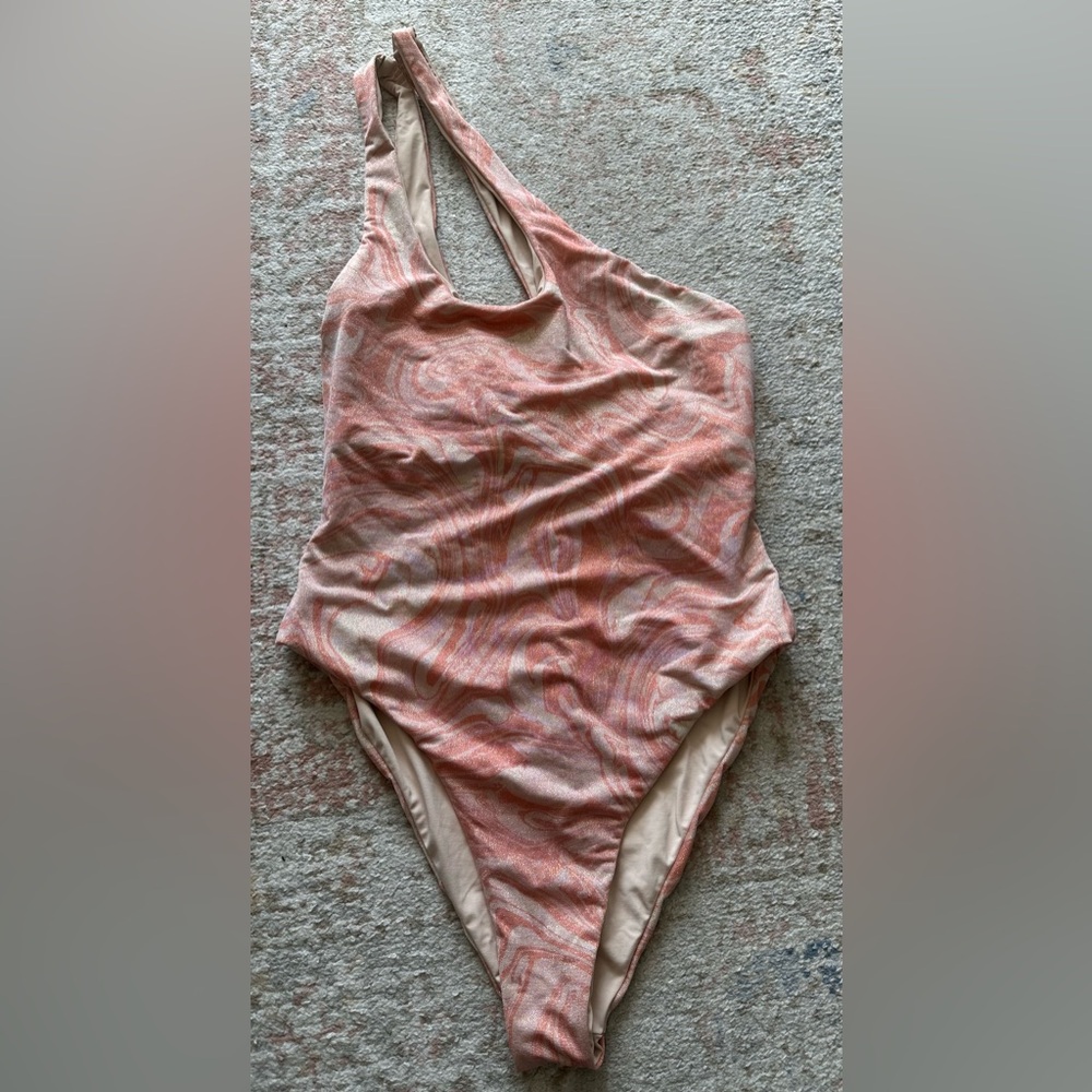 L*Space Phoebe One-Piece, All Swirled Up in Shimmer